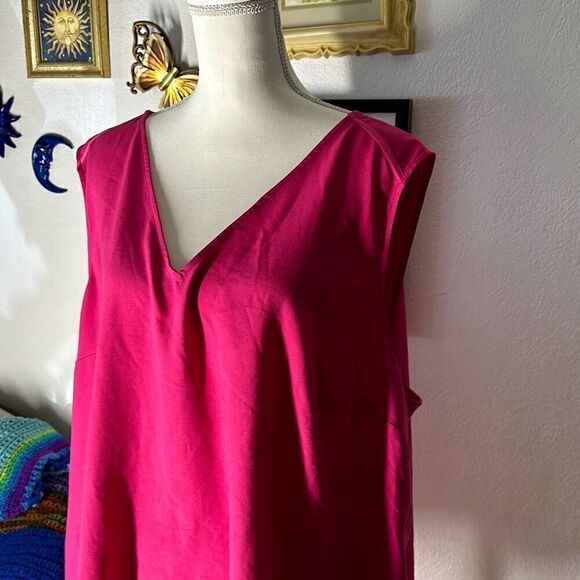 Lane Bryant Size 26 Hot Pink Blouse - Picture 4 of 4